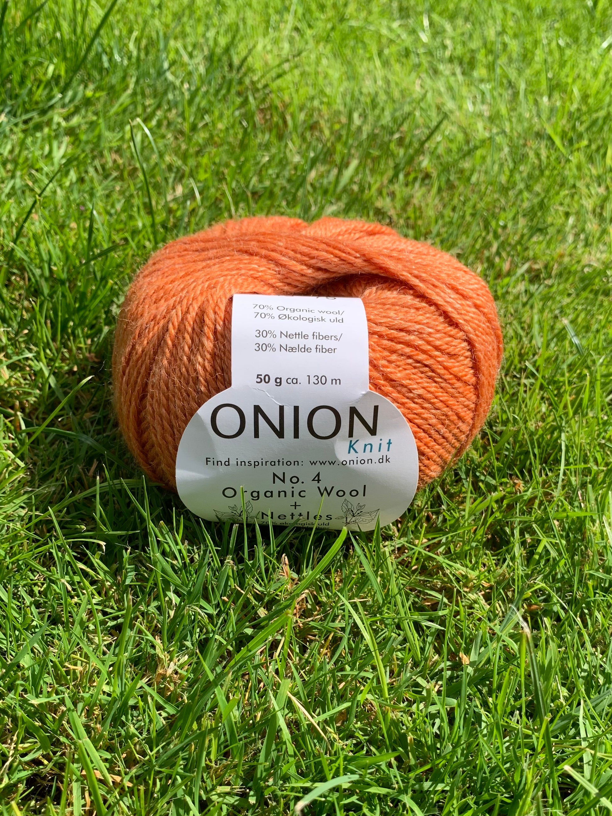 ball of onion no 4 yarn in colour 815