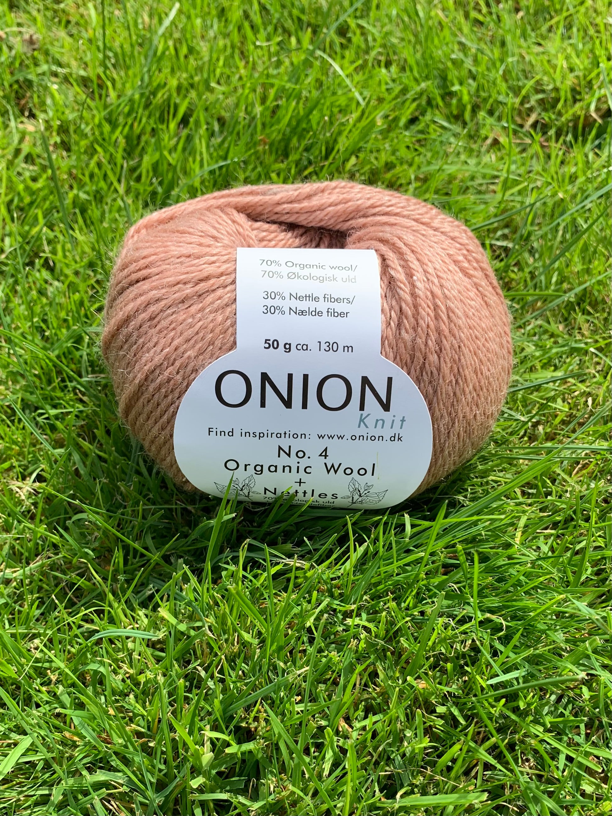 ball of onion no 4 yarn in colour 830